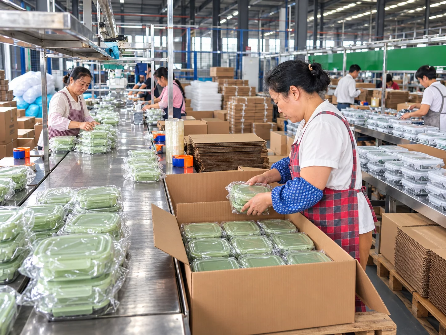 Protective glassware packaging process